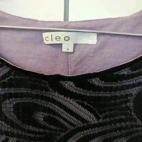 Purple Lace Cleo Dress - size 4 - Picture 2 of 4